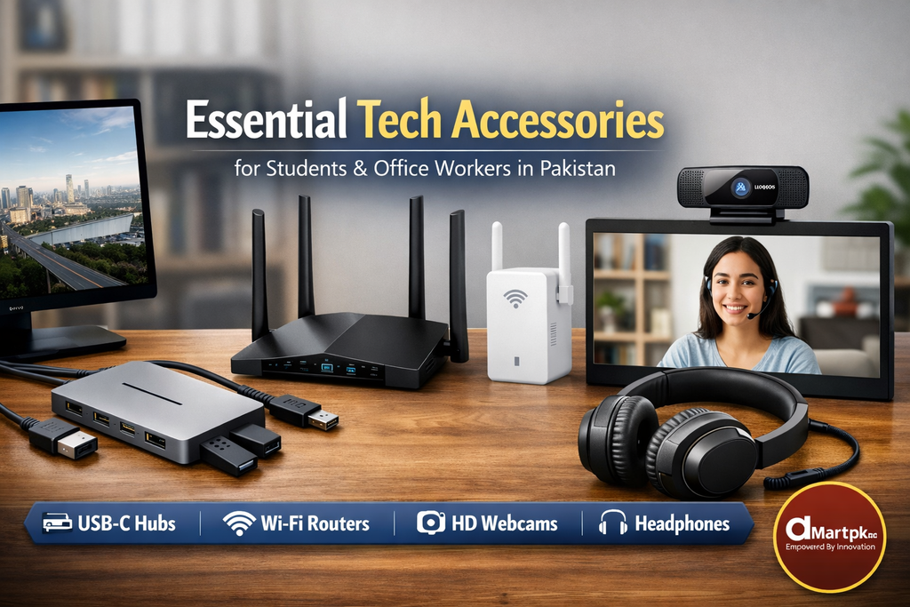 Essential Tech Accessories for Students & Office Workers in Pakistan