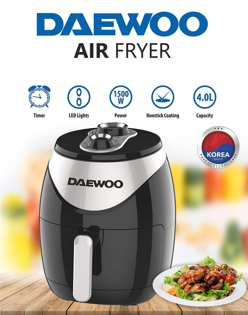 Daewoo 4L Air Fryer With Rapid Air Circulation Technology 1500W