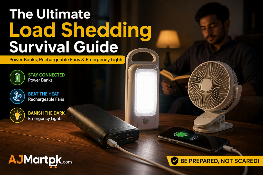 The Ultimate Load Shedding Survival Guide: Power Banks, Rechargeable Fans & Emergency Lights