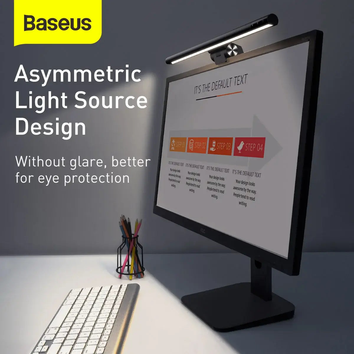 Baseus i-wok Series Asymmetric Light Source Screen Hanging Light Youth Edition - Imported from UK