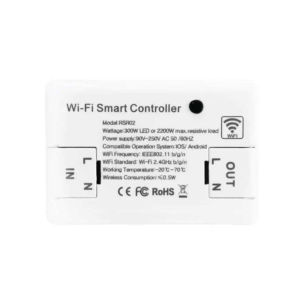 CNBINGO WiFi Smart Controller, 2200W Mini Module Wireless Switch for Most Appliances, Smart Light Switch Work with Alexa/Google Home Smart Life App Control Timer Switch (Pack of 2) - Imported from UK