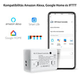 CNBINGO WiFi Smart Controller, 2200W Mini Module Wireless Switch for Most Appliances, Smart Light Switch Work with Alexa/Google Home Smart Life App Control Timer Switch (Pack of 2) - Imported from UK