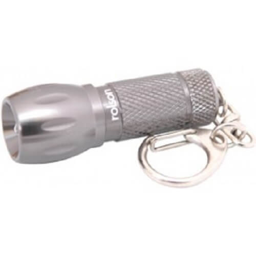 Rolson 1 LED Mini Key Ring Torch (Container Product Without Box) - Imported from UK