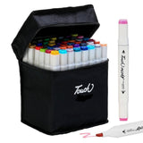 Touchcool 40 Colors Double Tips Marker Pens Set for Painting & Illustration, Graffiti Painting Sketch & Manga (Amazon Container Product as it is, No Warranty, No Guarantee, No Return, No Exchange) - Imported from UK