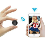 CAMSOY C8 Mini WiFi HD Spy Camera, 1280 x 720P 140° Wide Angle Spherical Wireless Surveillance Camera with Infrared Right Vision Motion Detection Alarm & Charging while Recording - Imported from UK