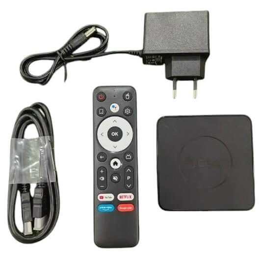 CBOX C1000 TV Box with Voice Control Remote, 2gb+8gb Android 15.1 8K Streaming Box - Imported from UK