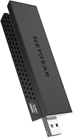 NETGEAR AC1200 Wi-Fi USB Adapter High Gain Dual Band USB 3.0 (A6210-100PAS) - Imported from UK