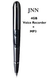 JNN Professional Digital Voice Recorder + HD MP3, 4GB Smart Pen Voice Activated Recorder for Meetings, Interviews, Classes & More - Imported from UK