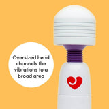 Lovehoney Classic Magic Wand Vibrator Massager - Imported from UK