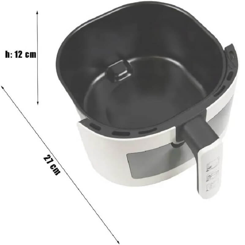 RAF Air Fryer with Time & Temperature Control 1500W 6L - Imported from UK