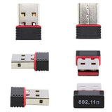 USB 2.0 WiFi Adapter, 150Mbps Wireless Network WiFi Dongle for Desktop Laptop PC Windows - Imported from UK