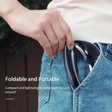 JKP Foldable Portable Neck Massager, Heating Cervical Massager for Neck Pain with 5 Massage Modes & 15 Intensity Levels, Built-in Battery with USB Charging Cable & Remote - Imported from UK