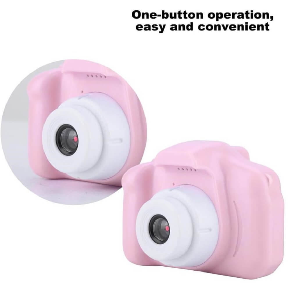 HOMYE Children Digital Camera, 2000W HD 2.0" Screen Photo Camera, Rechargeable Multi Functional Kids Camcorder Toy for Toddler, Teenagers, Girls, Boys - Imported from UK