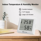 KETOTEK Digital Hygrometer Thermometer, Temperature Monitor Humidity Gauge for Home Office Baby Room Greenhouse - Imported from UK