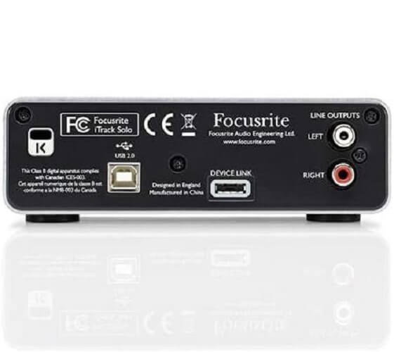 Focusrite iTrack Solo LIghtning Audio Interface for iPad / Mac / PC - Imported from UK