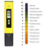 PH Meter 0-14 PH Measurement Range PH Tester, Suitable for Accurate Testing of Drinking Water, Aquariums, Swimming Pools, Hydroponics & More - Imported from UK