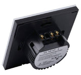 Smart Rf 433Mhz Remote Touch Wall Switch Tempered Glass Panel Led Indicator, 2 Gang - Imported from UK