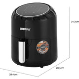 Geepas Digital Air Fryer Touch Screen 1400W 3.5L - Imported from UK