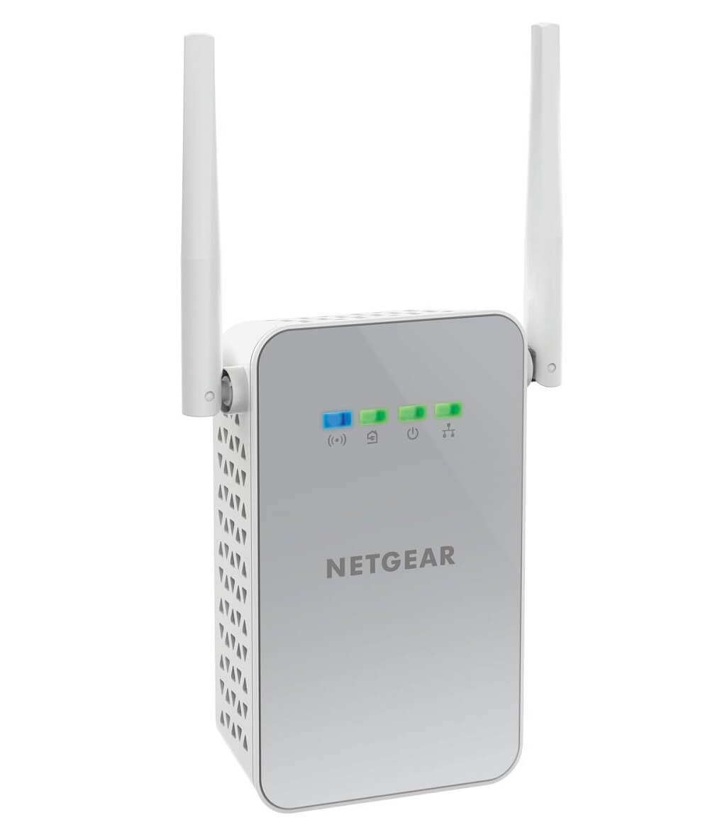 NETGEAR Powerline Adapter + Wireless Access Point Kit, 1000 Mbps Wall-Plug, 1 Gigabit Ethernet Ports (PLW1000-100NAS), 1 Gbps Kit UK Plug - Imported from UK