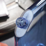 Note Book Blue Flat Water Bottle, Memo Bottle, 595ml Slim Water Bottle - Imported from UK