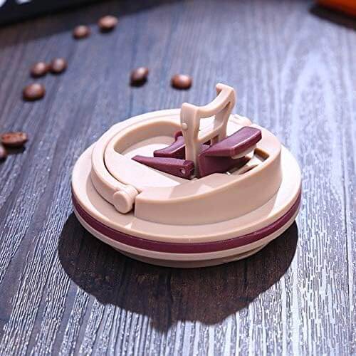 Voberry Insulated Coffee Mug with Lid Starbucks Style Thermal Coffee Cup 500ml - Imported from UK