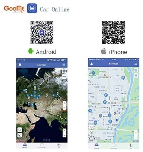 Goome GPS Tracker Mini Portable 4G/GSM/GPRS/GPS Realtime Tracking Device With Online Tracking System for Vehicles Motorbikes Trucks - Imported from UK