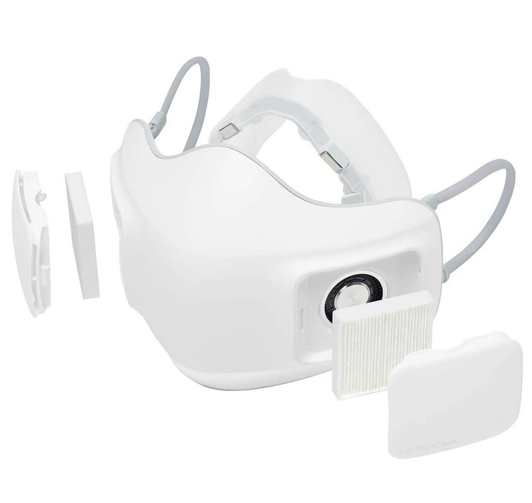 LG PuriCare Wearable Air Purifier with UV Sanitization Case, Air Purifying Mask (Made in Korea) - Imported from UK