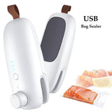 Bag Sealer Rechargeable Handheld 2 in 1 Portable Bag Sealer & Cutter for Plastic Bags, Snack Fresh Bag, Chip Bag Food Storage - Imported from UK