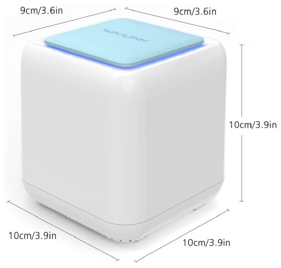 WAVLINK Halo Base X2 Mesh WiFi Router & Extender Replacement, Coverage up to 6000 Sq Ft, Dual Band 2.4G 300Mbps+ 5G 867Mbps, 4X Gigabit Port, Parental Controls, Touchlink, 2 Pack - Imported from UK