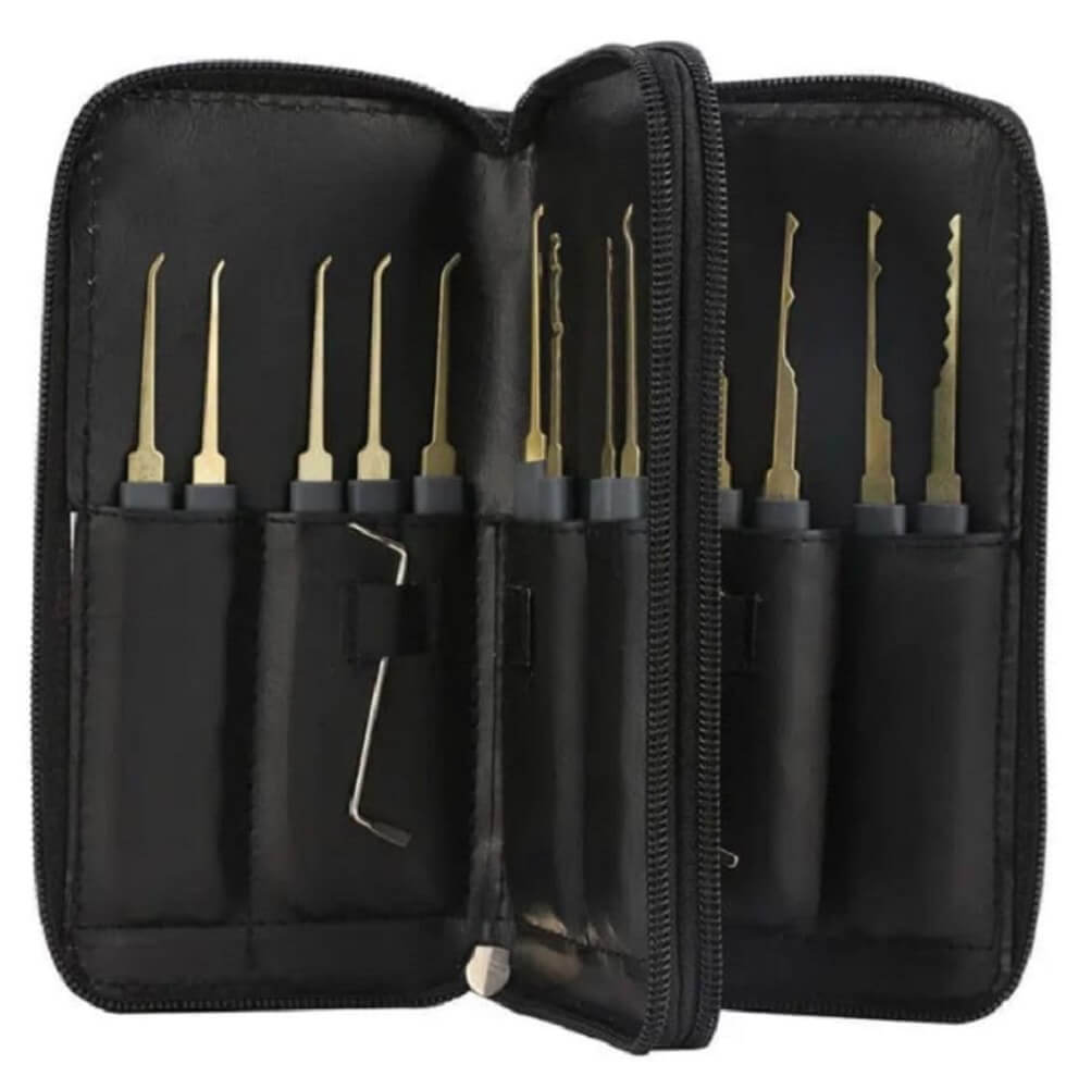 GOSO 24pcs Lock Pick Set with Sturdy All Weather Zip Case - Imported from UK
