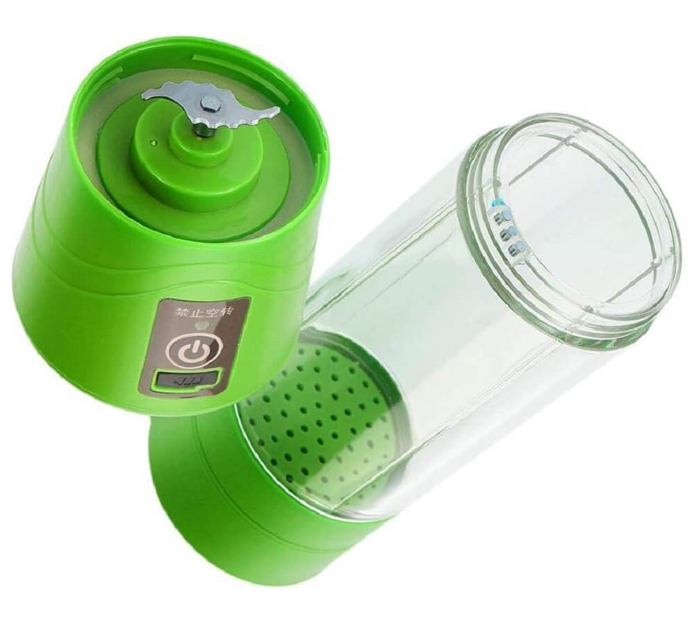 KKSTAR Electric Juicer Cup, 380ml  Multi-functional Household & Portable USB Rechargeable Mixer Blender - Imported from UK