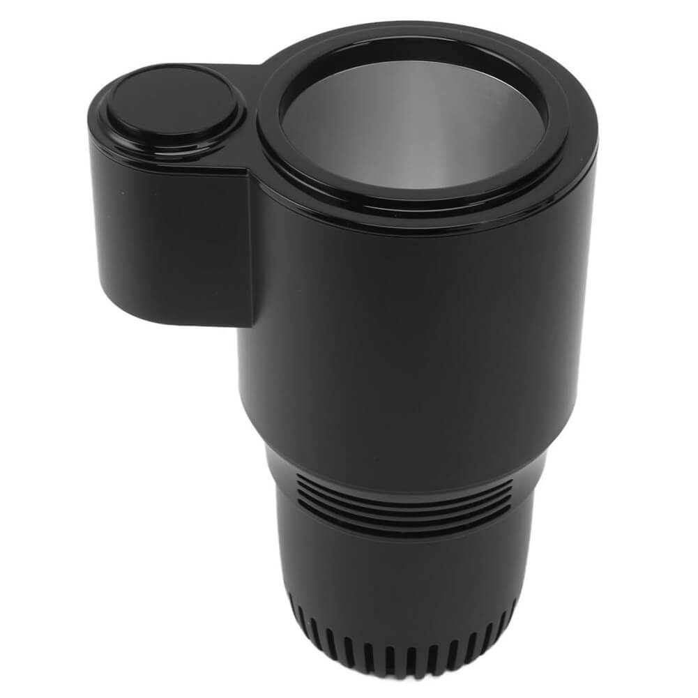 Car Cooling & Heating Cup Holder, 12V Portable Smart Heating Cooling Tumbler Holder for Office, Travel, Household (Container Product Without Box) - Imported from UK