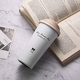 Voberry Insulated Coffee Mug with Lid Starbucks Style Thermal Coffee Cup 500ml - Imported from UK