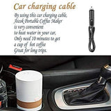 AICOK 2 in 1 Rechargeable Espresso Machine, Lightweight Perfect Automatic Capsule Portable Coffee Maker with Reusable Cup Filter, Self-Cleaning Function, Car Lighter (Stainless Steel) - Imported from UK