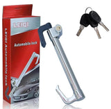 LEIQI Anti-Theft Steering Wheel Lock with 3 Keys, Universal Steering Wheel Brake Lock for Car Truck SUV Van -Imported from UK