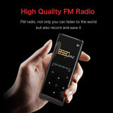 SUPEREYE 16GB Bluetooth 4.1 MP3 Player, Music Player with FM Radio, Recording, 1.8" Screen, HiFi Lossless Sound, Support up to 64GB - imported from UK