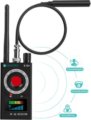 K18 Professional Anti Spy RF Detector, Wireless Bug Detector, Signal for Spy Camera, Laser Lens, GSM Listening Device Finder, Radar Radio Scanner, Wireless Signal Alarm - Imported from UK