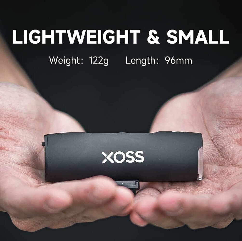 XOSS XL800 Bike Headlight, Aluminum, USB-C Rechargeable, Waterproof, 800 Lumens Bicycle Light with 5 Modes, Front Light Easy to Install for Road/Mountain Cycling - Imported from UK