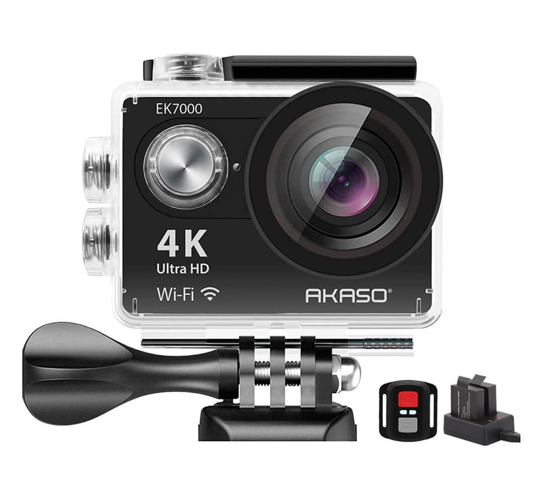 AKASO EK7000 Ultra HD 4K30FPS Underwater Action Camera, 170° Wide Angle 98FT Waterproof Camera - Imported from UK