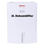 Silentnight 2L Dehumidifier 70W with Thermoelectric Double Condenser,  Auto Shut Off, Slimline & Portable Dehumidifier for Removing Damp Mold Moisture - Imported from UK