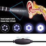 Ear Wax Removal Kit, 3-in-1 5.5mm USB HD Ear Cleaner Endoscope/Otoscope with 6 LED Light, Visual Ear Camera for Adults Kids Pets - Imported from UK