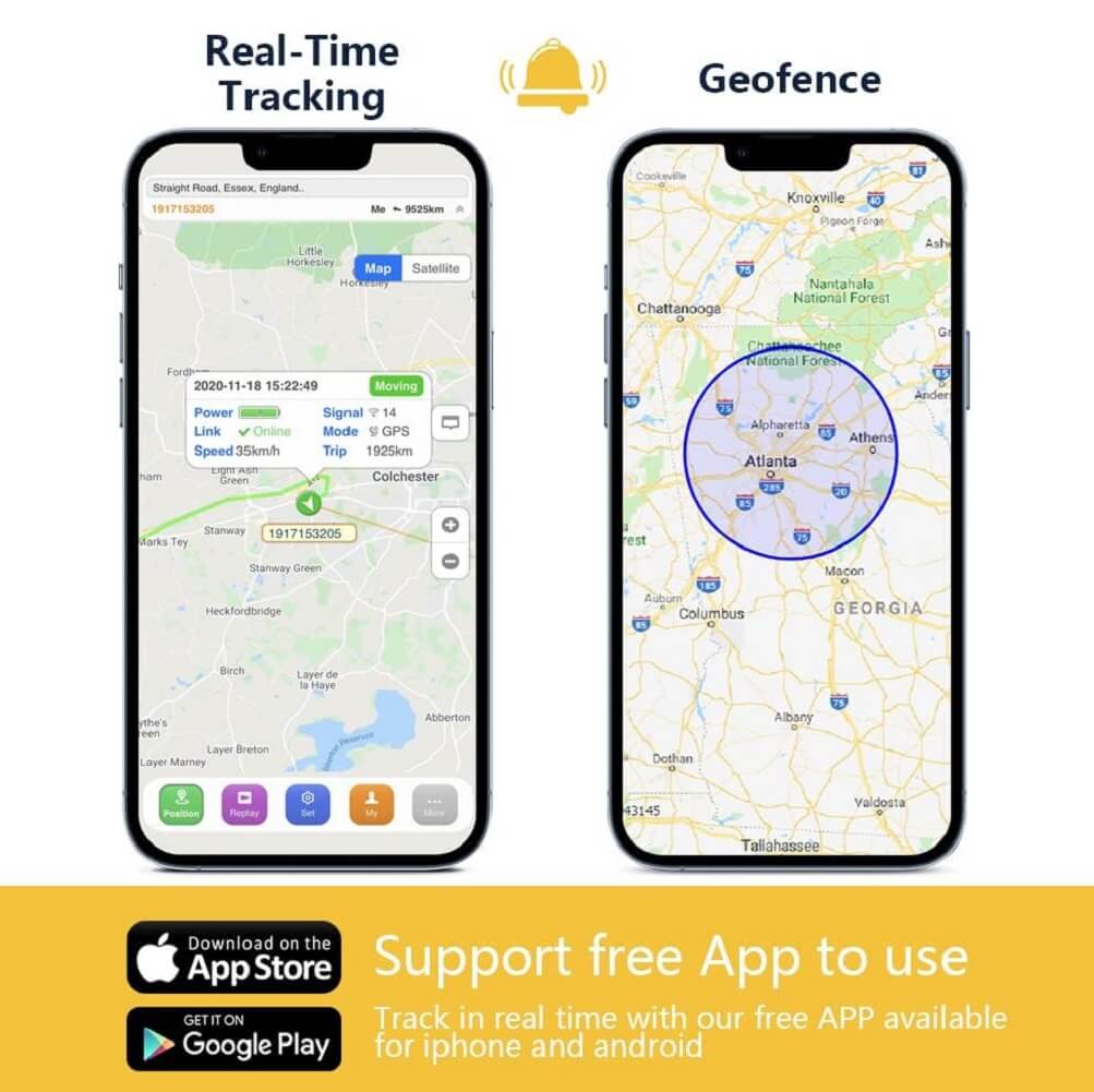 SinoTrack 4G Multi-function GPS Tracker, Anti-Theft Locator Real-Time Hidden Location Device for Car Motorcycle Truck Taxi - Imported from UK