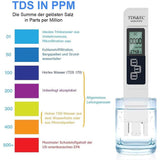 LAOYE PH Meter TDS EC Temperature Meter 4 in 1 Water Quality Tester Set with ATC, Ideal for Drinking Water, Swimming Pool, Aquarium, Pool, Laboratory - Imported from UK