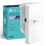TP-Link Powerline Wi-Fi Extender TL-WPA7617 AV1000 Gigabit Passthrough AC1200Mbps Dual Band Wi-Fi Booster Wi-Fi Auto-Sync No Configuration Required - Imported from UK