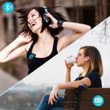 Geekera / Timoom Bluetooth 5.0 MP3 Player, 16GB Music Player with HiFi Lossless Sound, 1.8" Full Touch Screen with Clip Speaker FM Radio Recorder E-book Video Alarm - Imported from UK