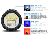 TrustFire DF30 150° Diving Photography Video Flashlight, 2350 Lumens Underwater Camera Dive Light (Container Product Without Accessories & Box) - Imported from UK