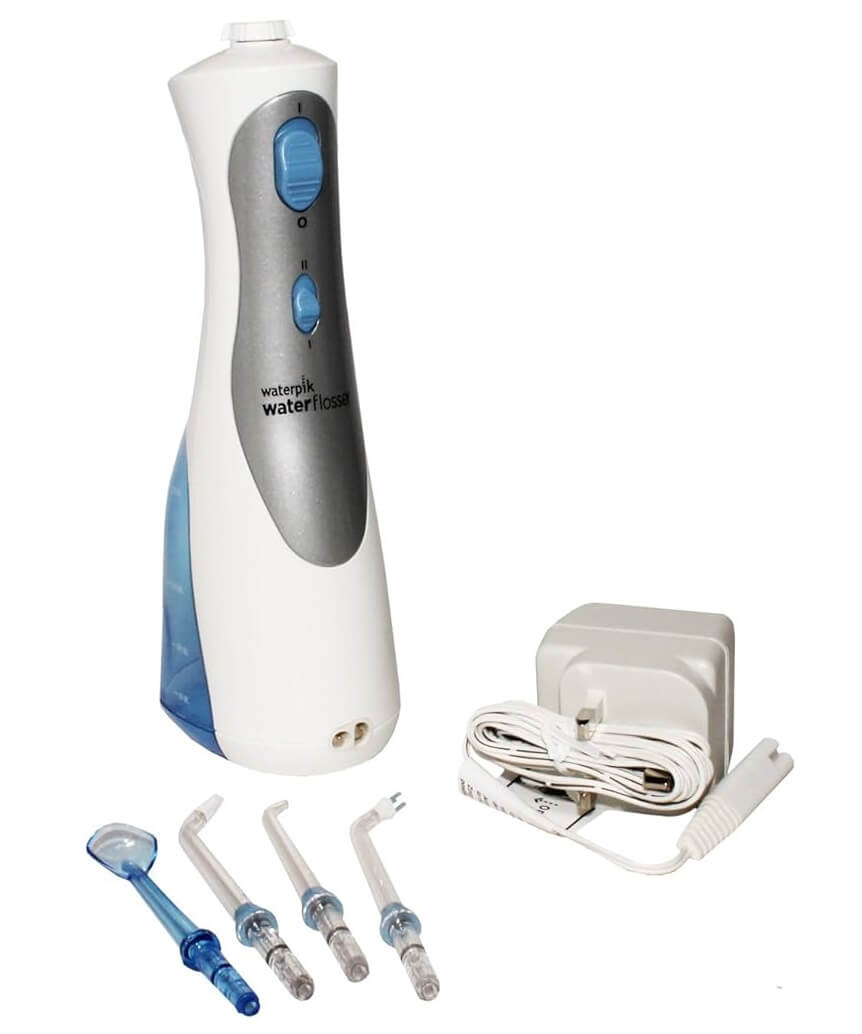 Waterpik Water Flosser Cordless Plus,  Oral Irrigator With 4 Tips, 2 Pressure Settings, 45s of Water Capacity - Imported from UK