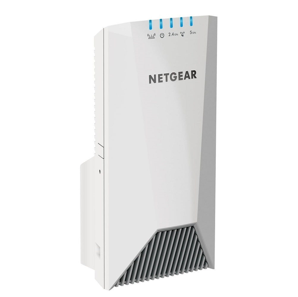 NETGEAR Nighthawk® X4S Tri-Band WiFi Mesh Range Extender (EX7500-100NAS), AC2200 Wireless Signal Booster & Repeater up to 2200Mbps Speed + Mesh Smart Roaming, 2.2Gbps Wall-plug Internal Antennas (Container Product Without Box) - Imported from UK