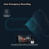 nonda ZUS Smart Dash Cam with ZUS App 1080P HD Video 140° Wide Angle G-Sensor Enhanced Night Vision Loop Recording Auto Incident Detection - Imported from UK