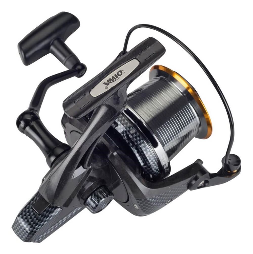 Diwa Spinning Fishing Reels, 10000 Series Freshwater/Saltwater 12 + 1 Stainless Ball Bearing 70 lb Carbon Fibre Ultra Smooth Spool Powerful Gear Fishing Reel – Imported from UK